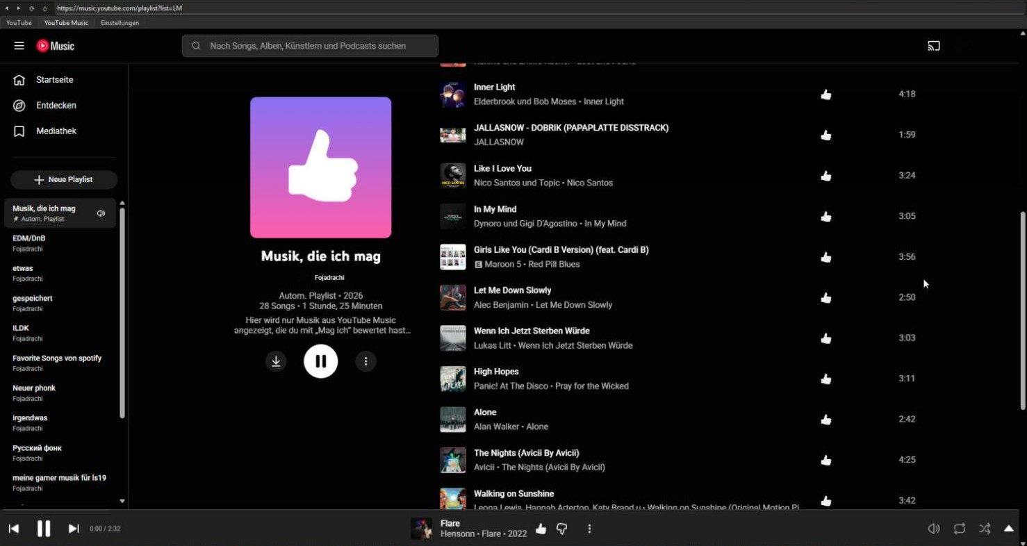 YouTube-Music-Playlist